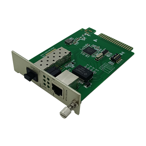 大卡 百兆插卡式1光1电光纤收发器（SFP）